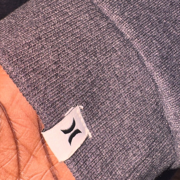 Hurley Women's Charcoal Hoodie with Pink Accents - Picture 4 of 6